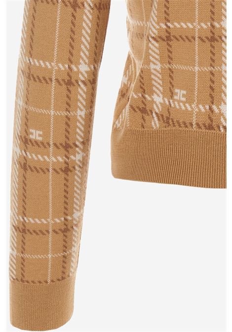 Cardigan Tartan Elisabetta Franchi ELISABETTA FRANCHI | Maglieria | MK62A16E2AC5